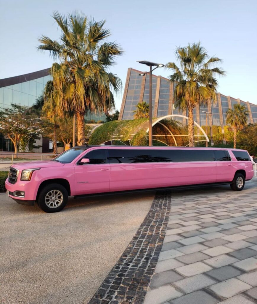 Pink panther20 pax1 Limousine Dubai
