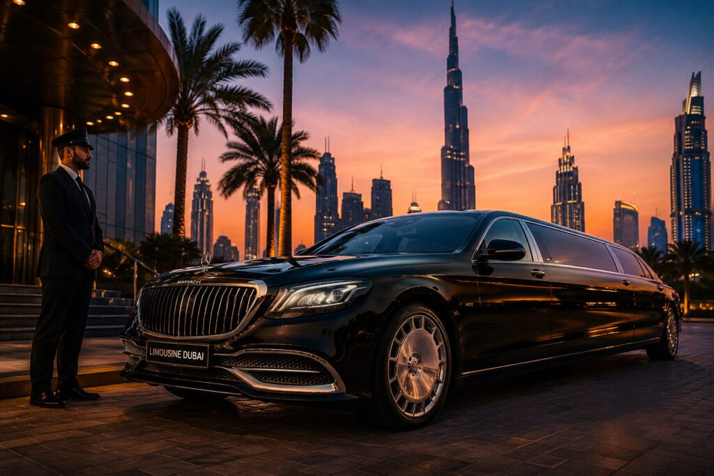 luxury limousine experience Dubai