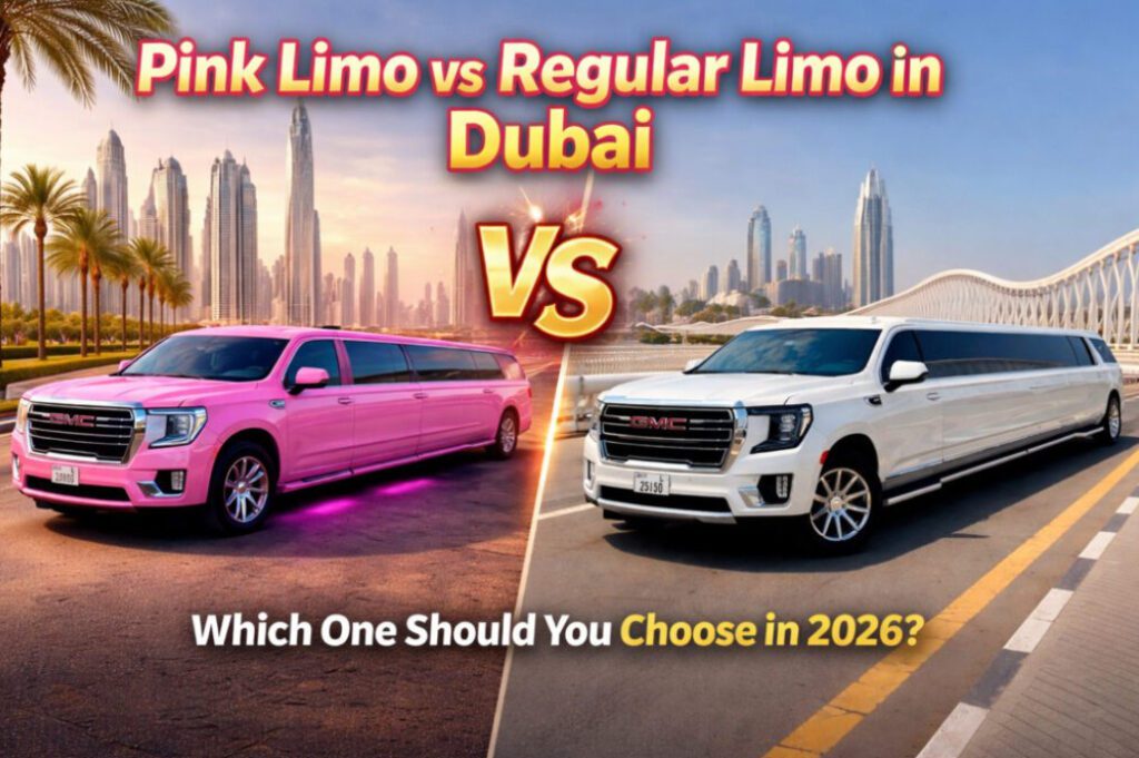 Pink Limo Dubai vs Regular Limo: 2026 Ultimate Guide 9 pink and no:1 limo Dubai